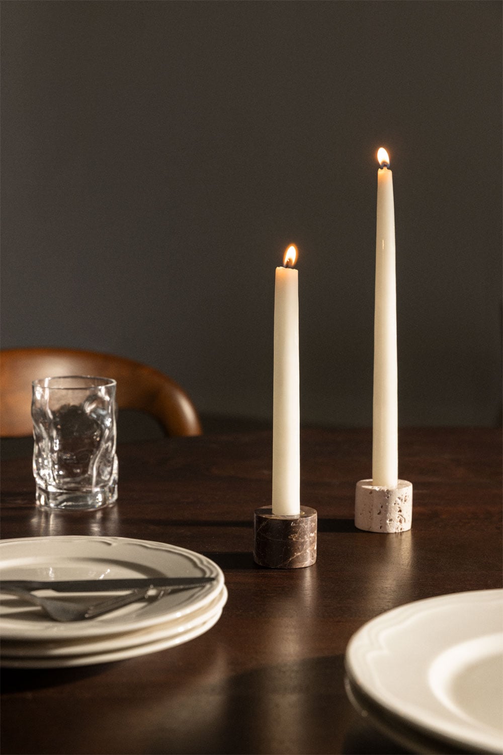 Candelabro in pietra naturale Seravento, immagine della galleria 1