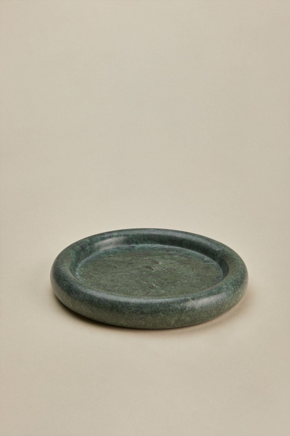 Vassoio decorativo rotondo Ø20 cm in marmo Velmar, immagine della galleria 4