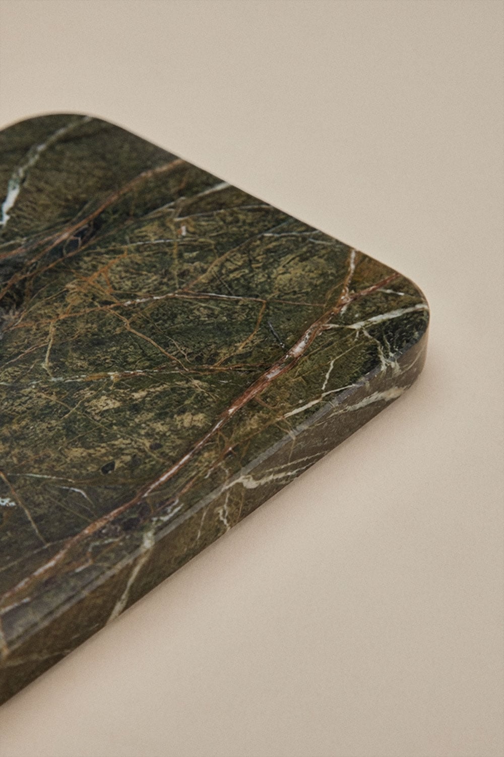 Vassoio decorativo rettangolare 40x20 cm in marmo Zairex, immagine della galleria 5