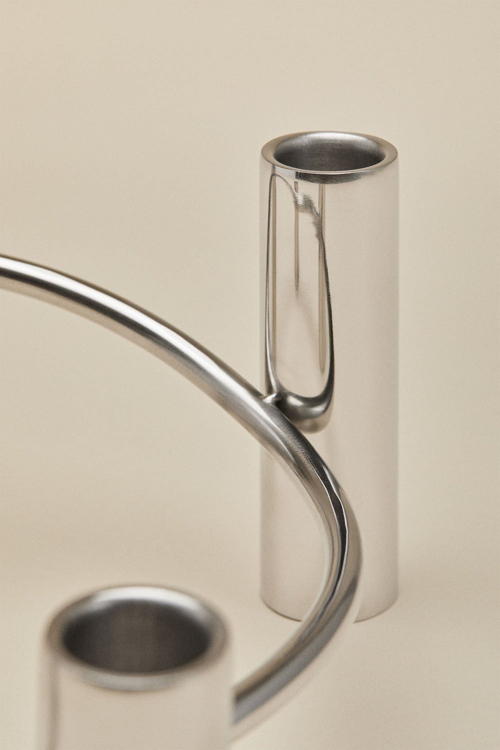 Candelabro a 4 braccia in acciaio inossidabile Tyva, immagine della galleria 2