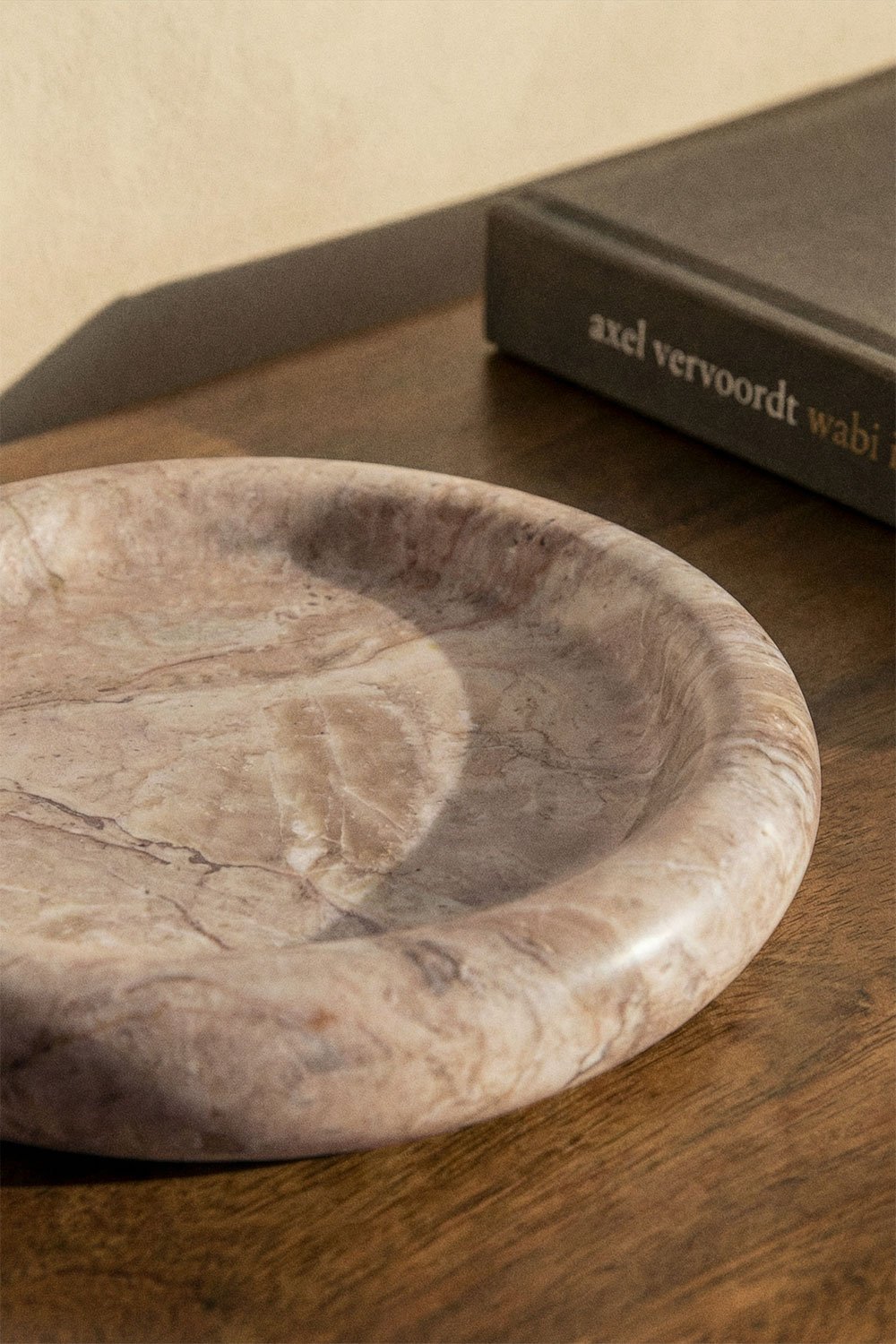 Portaoggetti rotondo Ø20 cm in marmo Velmar, immagine della galleria 2