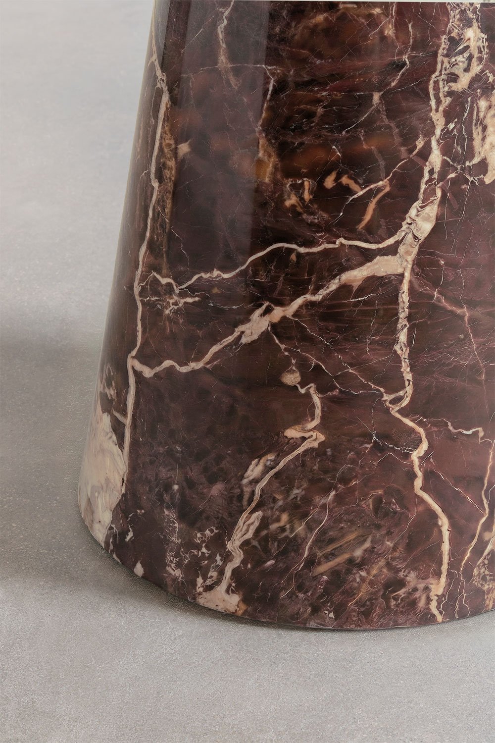 Tavolo da pranzo rotondo Ø120 cm in marmo Alodia, immagine della galleria 4