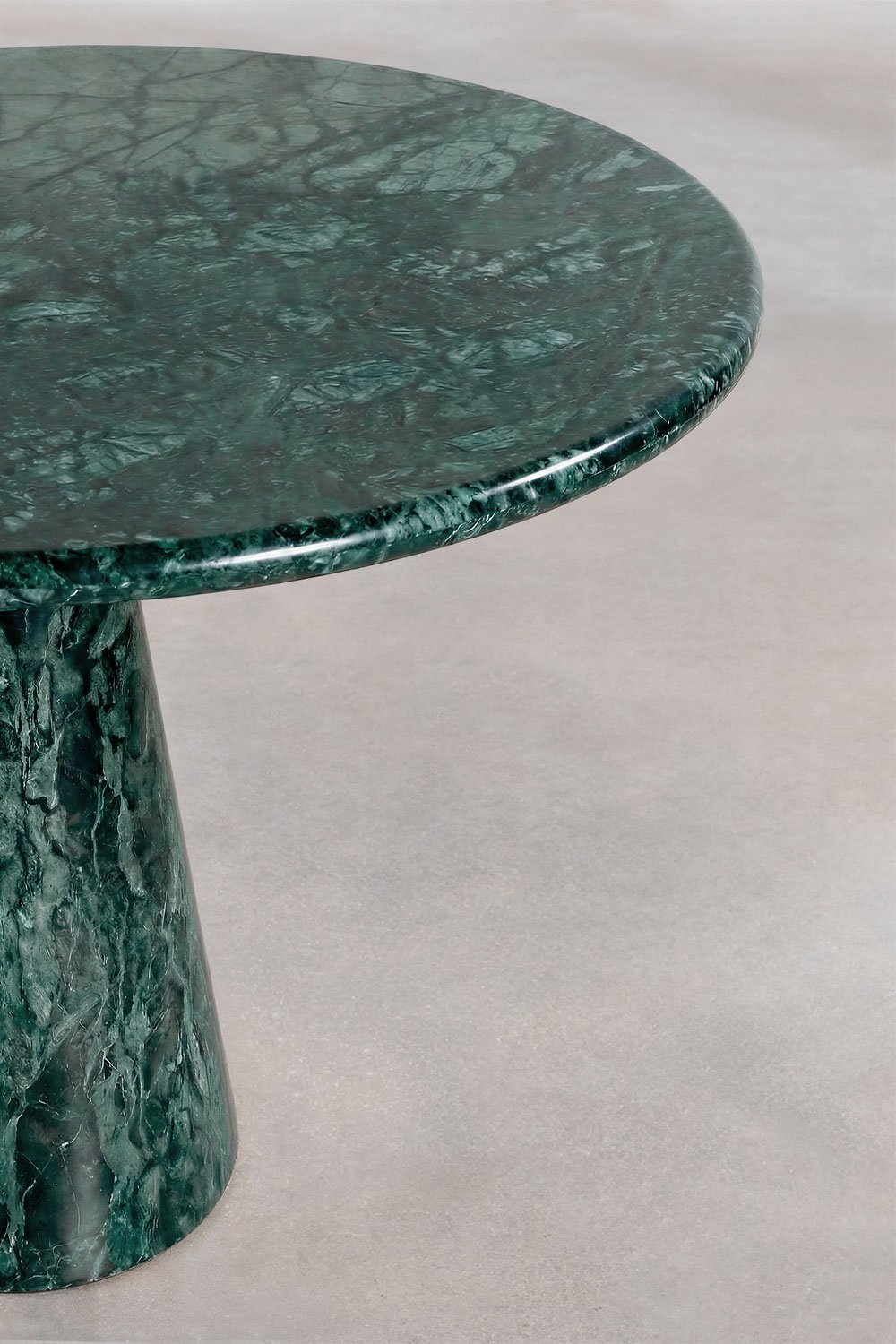 Tavolo da pranzo rotondo Ø120 cm in marmo Alodia, immagine della galleria 3