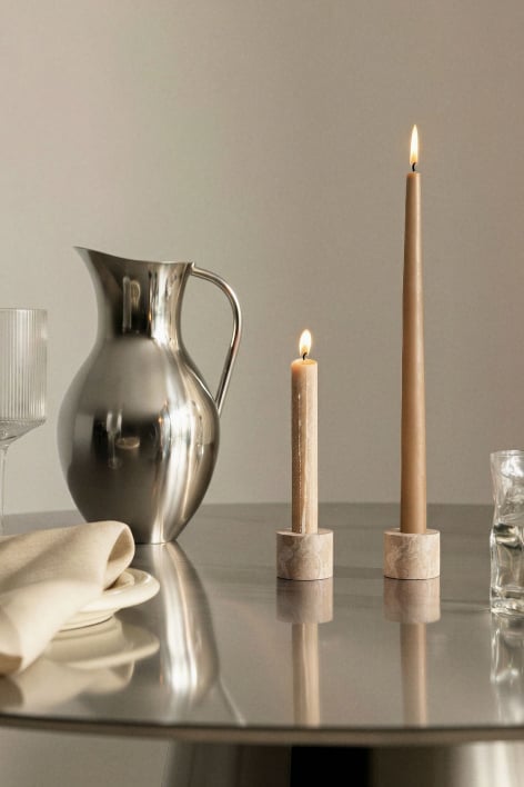 Candelabro in pietra naturale Seravento