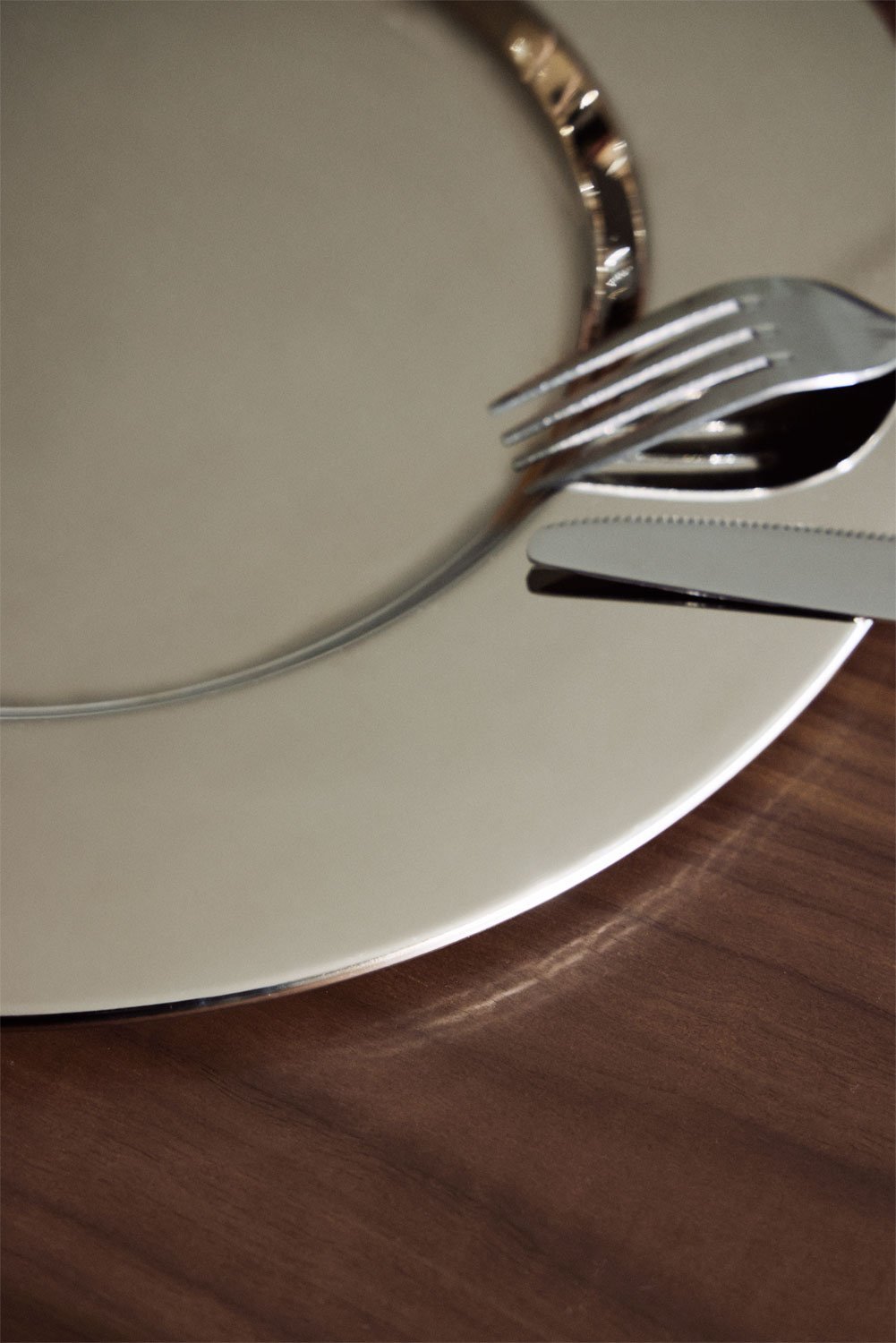 Set di 2 sottopiatti Ø30 cm in acciaio inox Kirsh, immagine della galleria 2