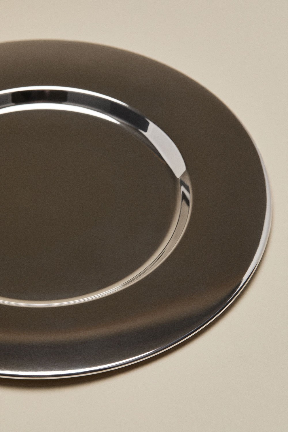 Vassoio Ø30 cm in acciaio inox Kirsh, immagine della galleria 2