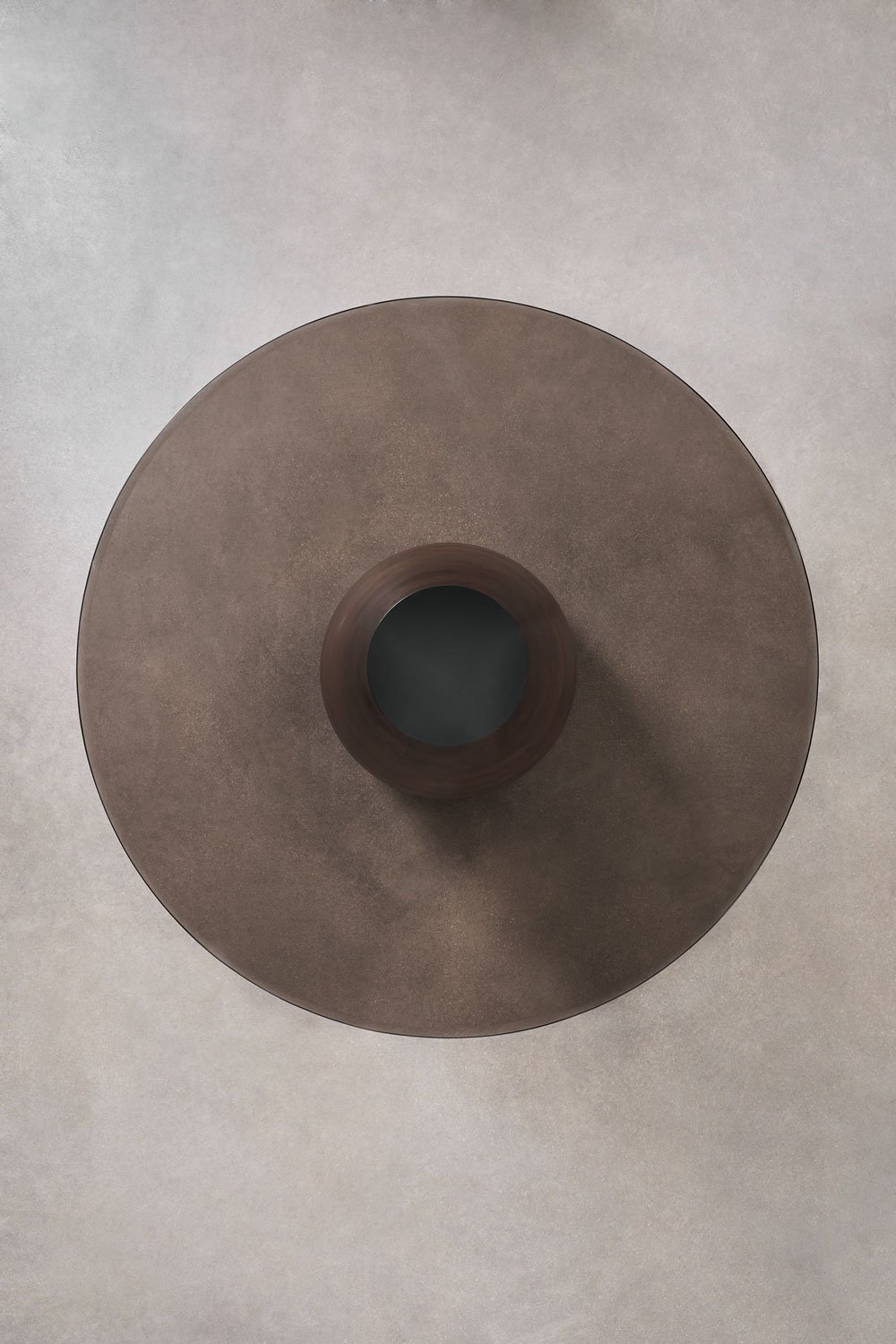 Tavolo da pranzo rotondo Ø130 cm in vetro temperato Mariana, immagine della galleria 7