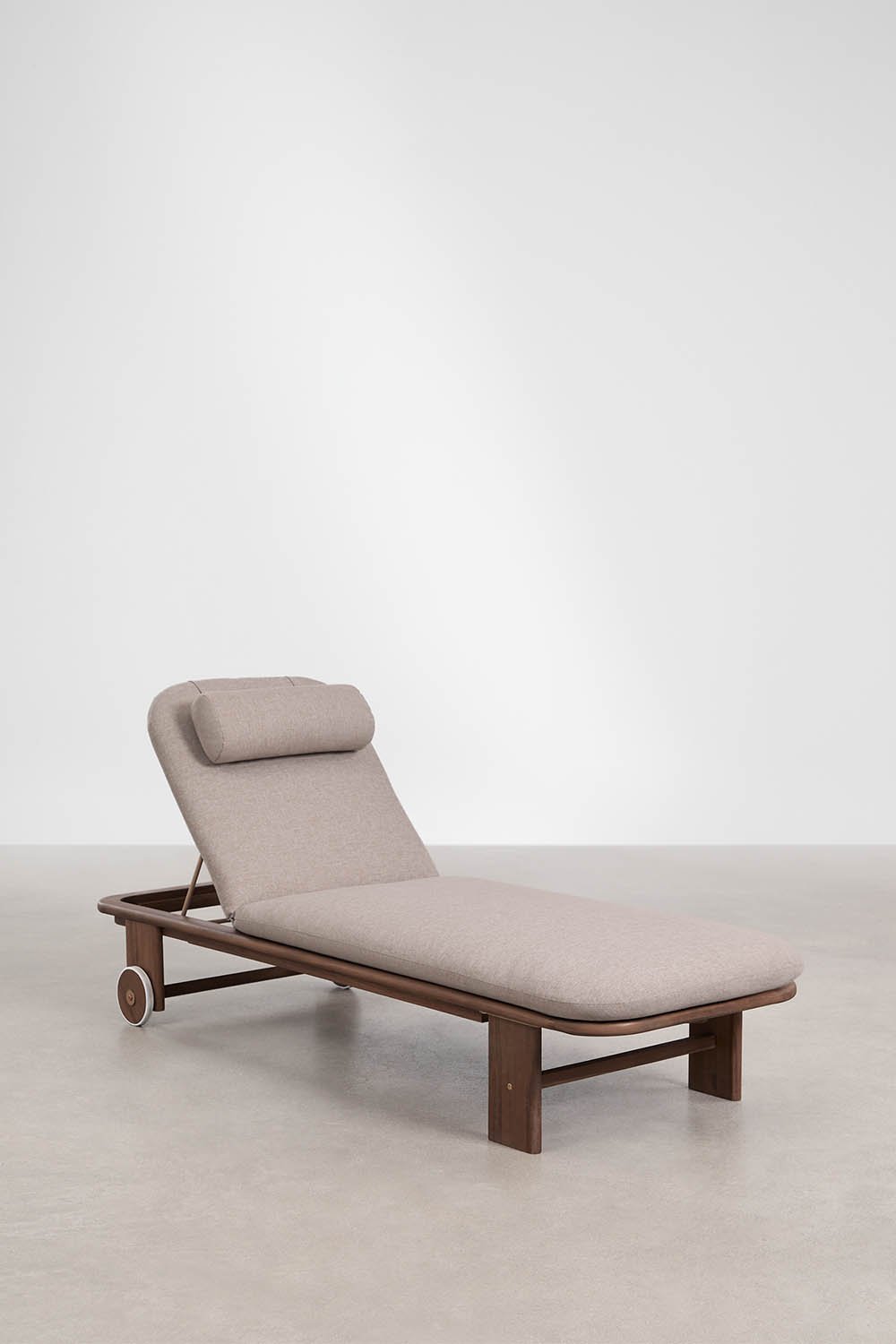 Set di 2 lettini reclinabili in legno di acacia Uleno, immagine della galleria 3