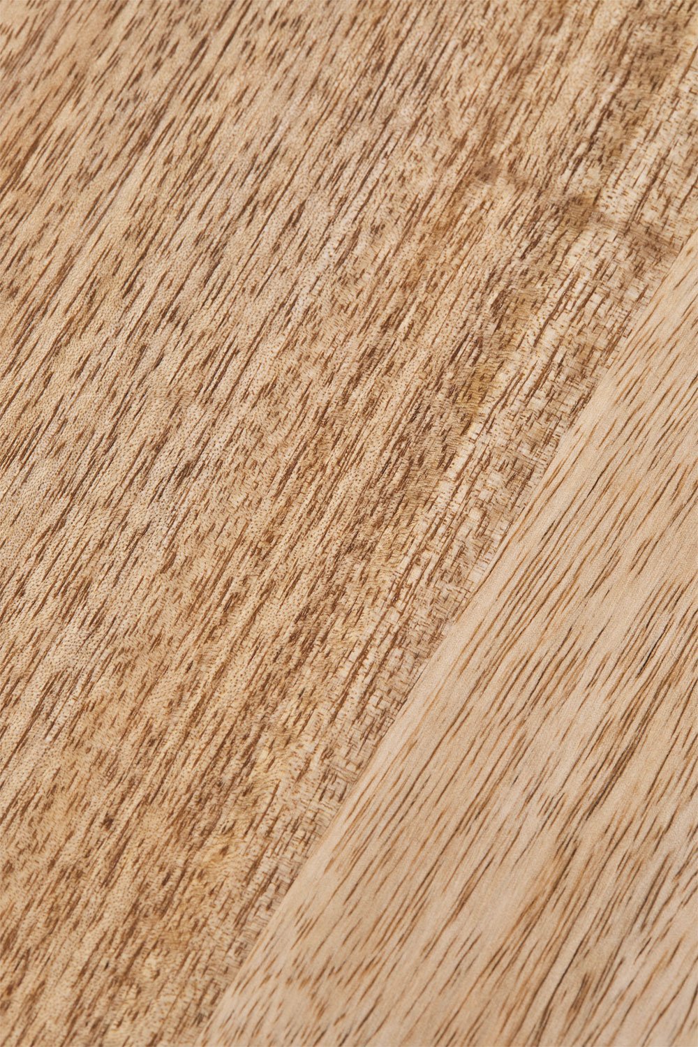 Pack da 2 comodini rettangolari 50x35 cm in legno di mango, MDF e juta Abrams, immagine della galleria 8