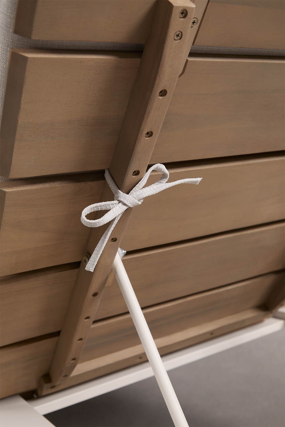 Set di 2 lettini reclinabili in legno di acacia Sirka, immagine della galleria 7