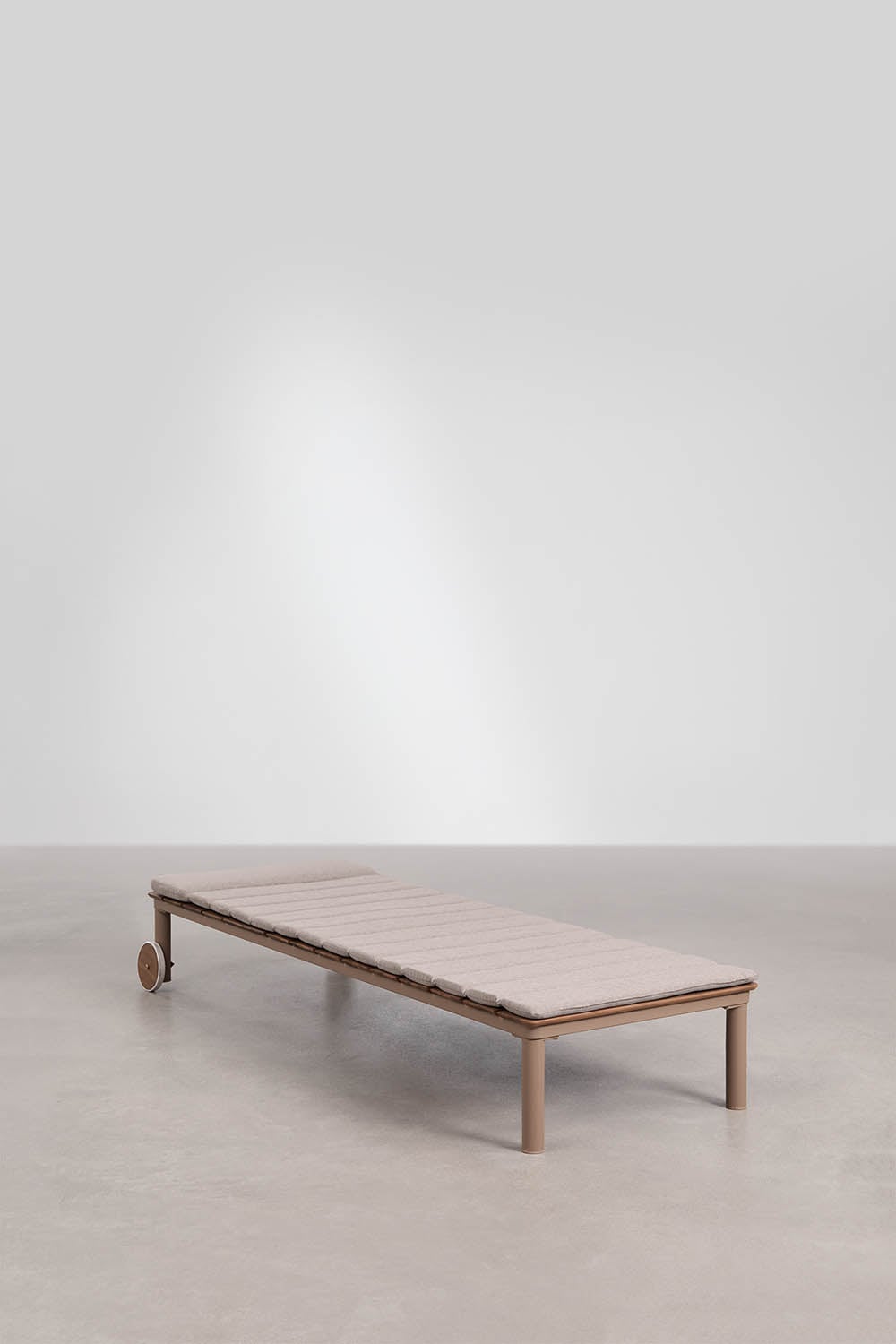 Set di 2 lettini reclinabili in legno di acacia e acciaio Sirka, immagine della galleria 4