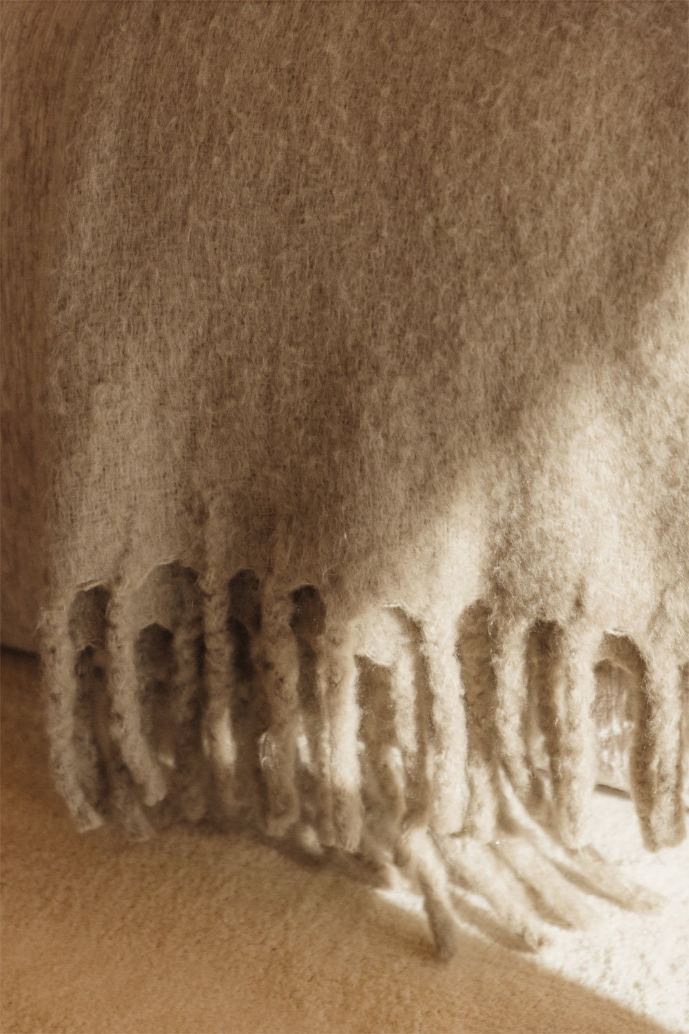 Coperta 150x130 cm con frange Dorota, immagine della galleria 2