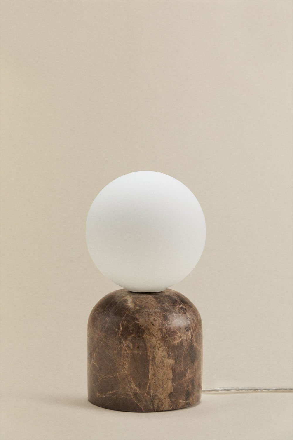 Lampada da tavolo in pietra naturale Tumkur, immagine della galleria 3