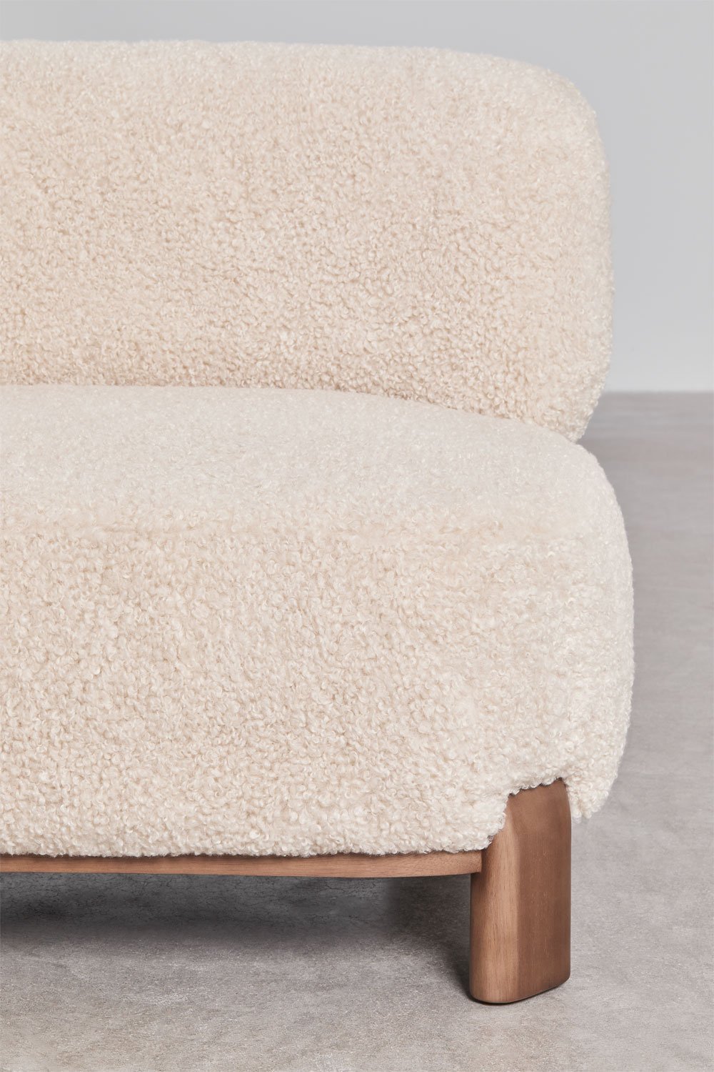 Divano 2 posti in legno imbottito Eldred, immagine della galleria 8