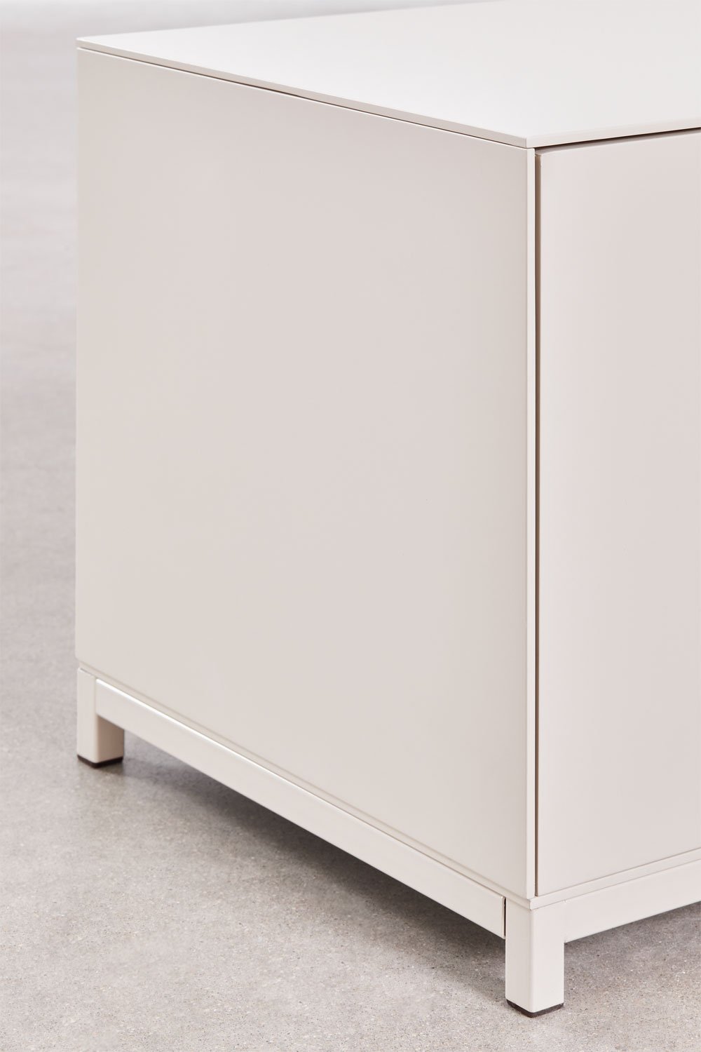 Mobile TV 180x40 cm in MDF bianco gardenia Kivora, immagine della galleria 7