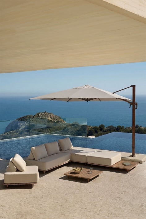 Ombrellone in tessuto e alluminio Cannes