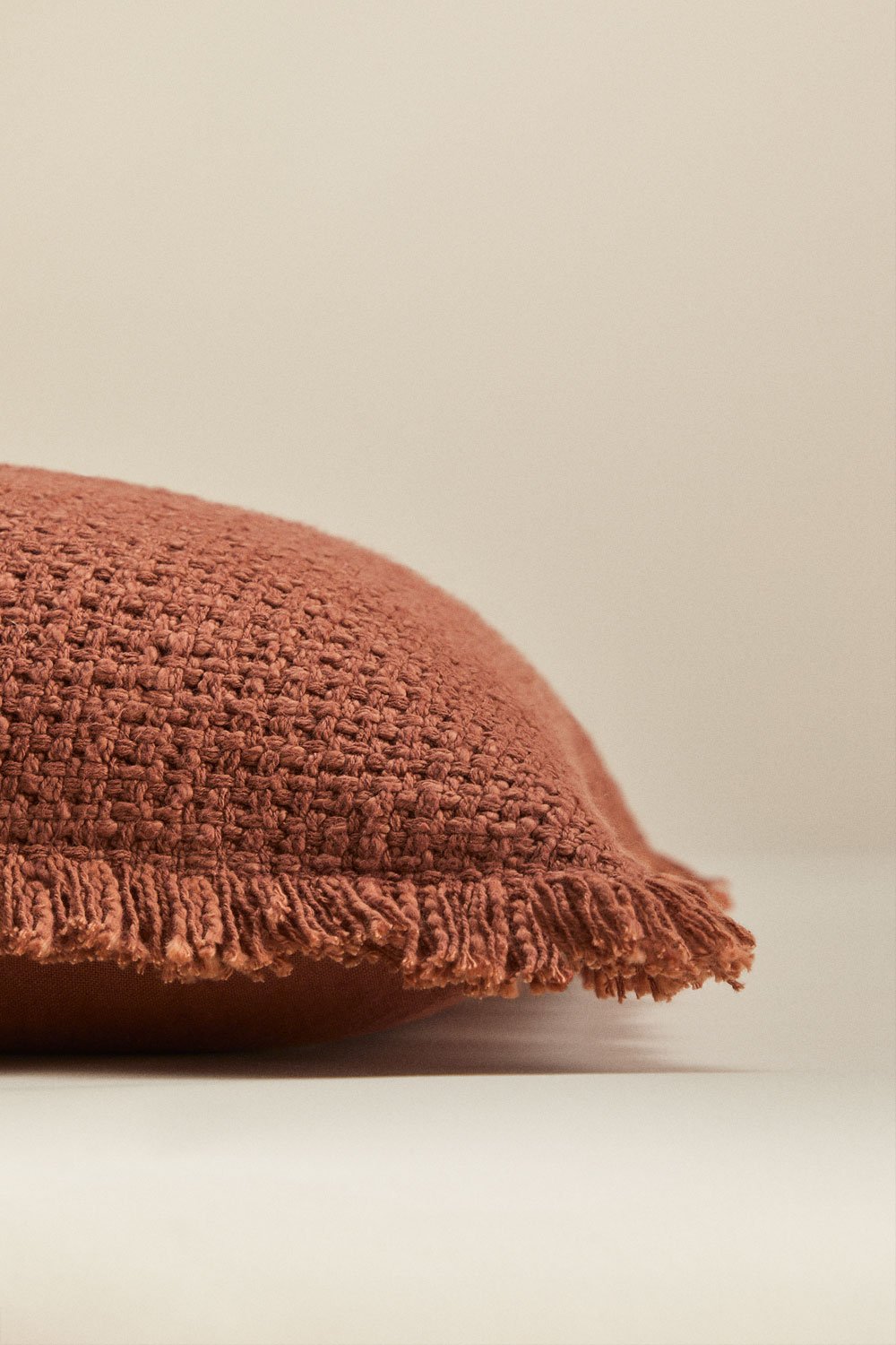 Cuscino quadrato 45x45 cm in cotone Seyrig, immagine della galleria 3