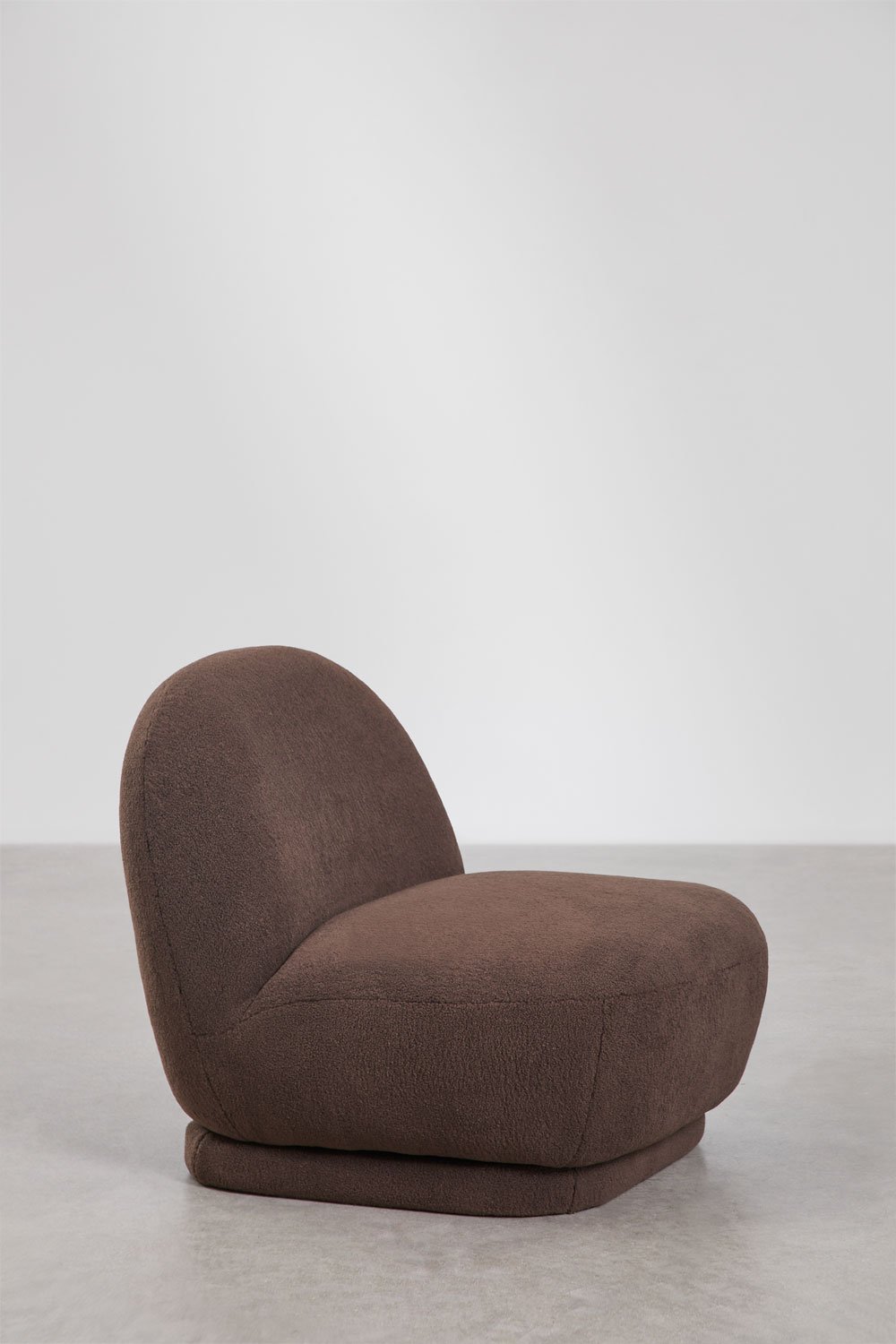 Set di 2 poltrone girevoli in tessuto sherpa Tatiana, immagine della galleria 4