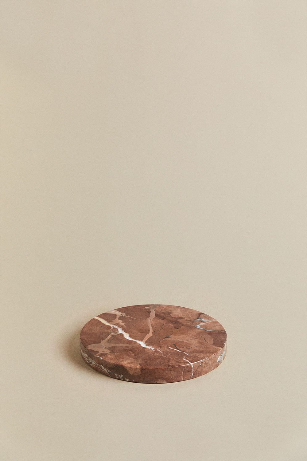 Set di 4 sottobicchieri rotondi Ø10 cm in marmo Valtris, immagine della galleria 4