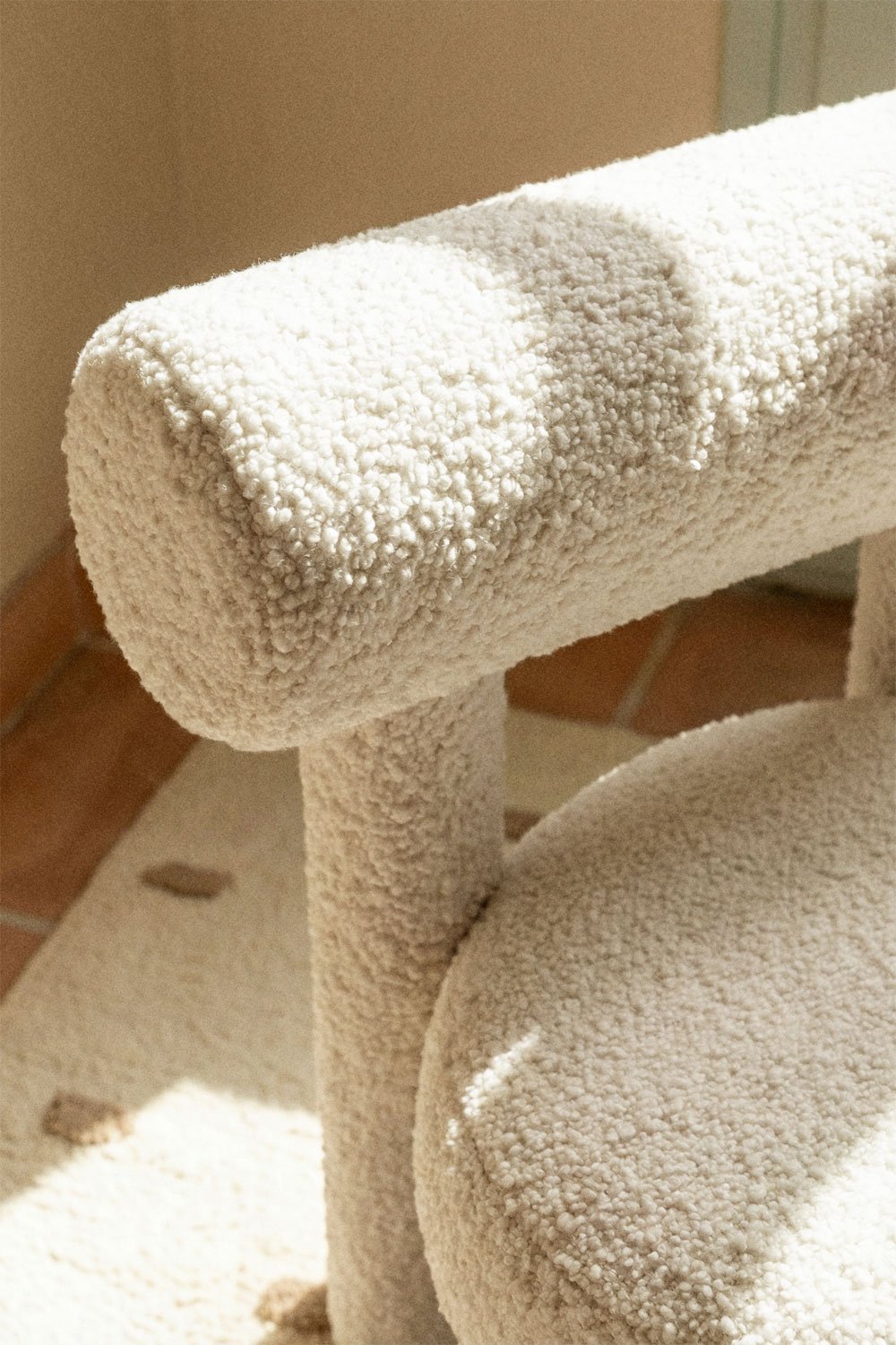 Set di 4 sedie in tessuto bouclé Gia Kids, immagine della galleria 2