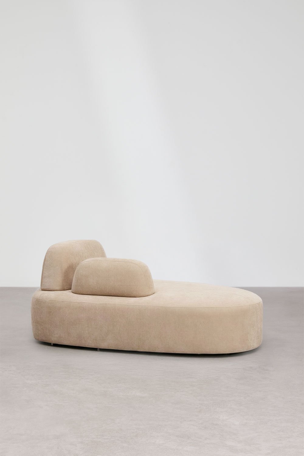Modulo chaise longue sinistro con bracciolo per divano modulare imbottito Giorgia, immagine della galleria 3