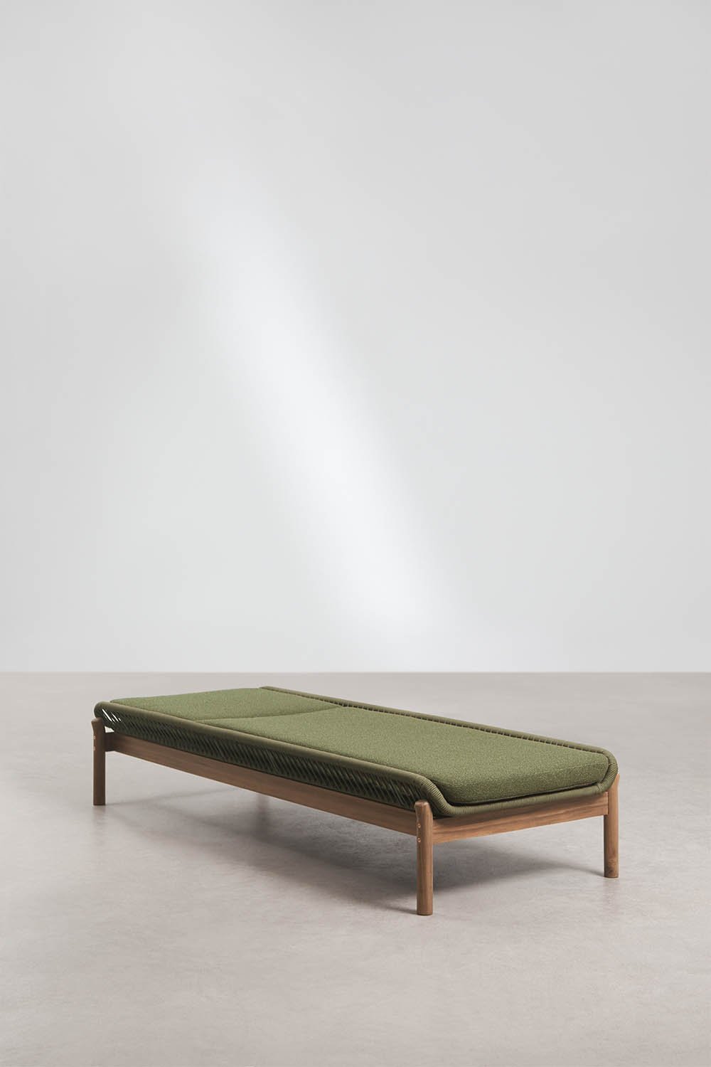 Set di 2 lettini reclinabili in legno di acacia Karvia, immagine della galleria 2