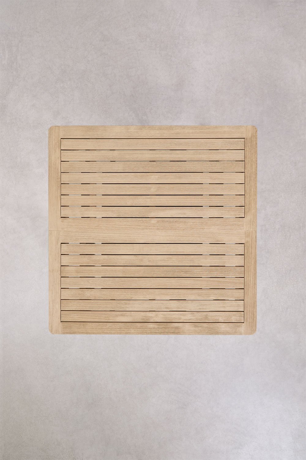 Tavolo da pranzo estensibile 100-160x100 cm in legno di acacia Karvia, immagine della galleria 9