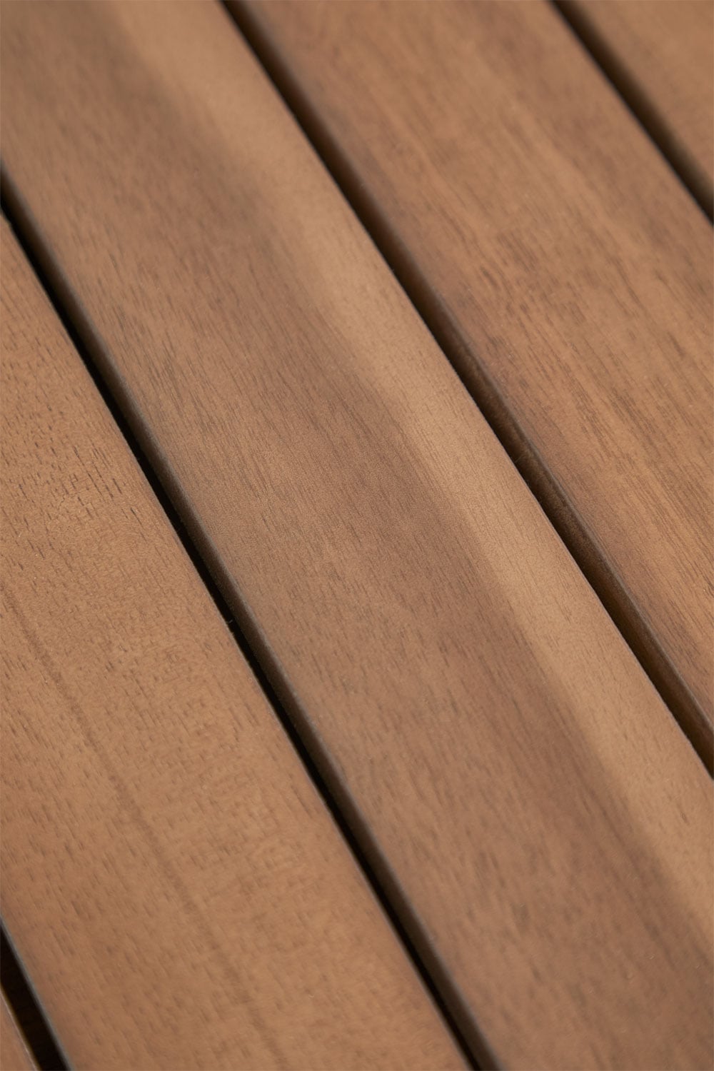 Tavolo da pranzo estensibile 100-160x100 cm in legno di acacia Karvia, immagine della galleria 8