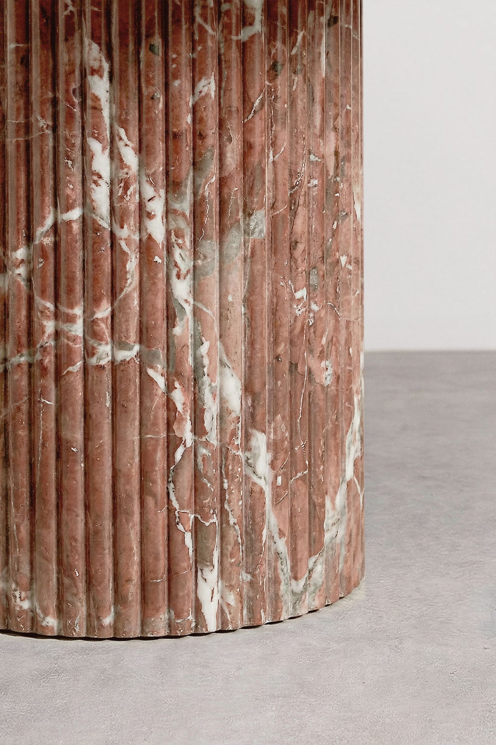 Tavolo da pranzo rotondo Ø120 cm in pietra naturale Grosseto, immagine della galleria 5