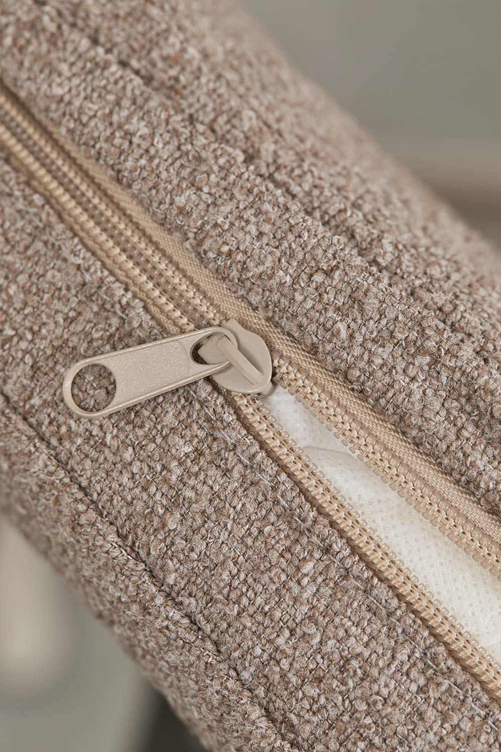 Set di 2 sedie da giardino con braccioli in bouclé e alluminio Boleni, immagine della galleria 6