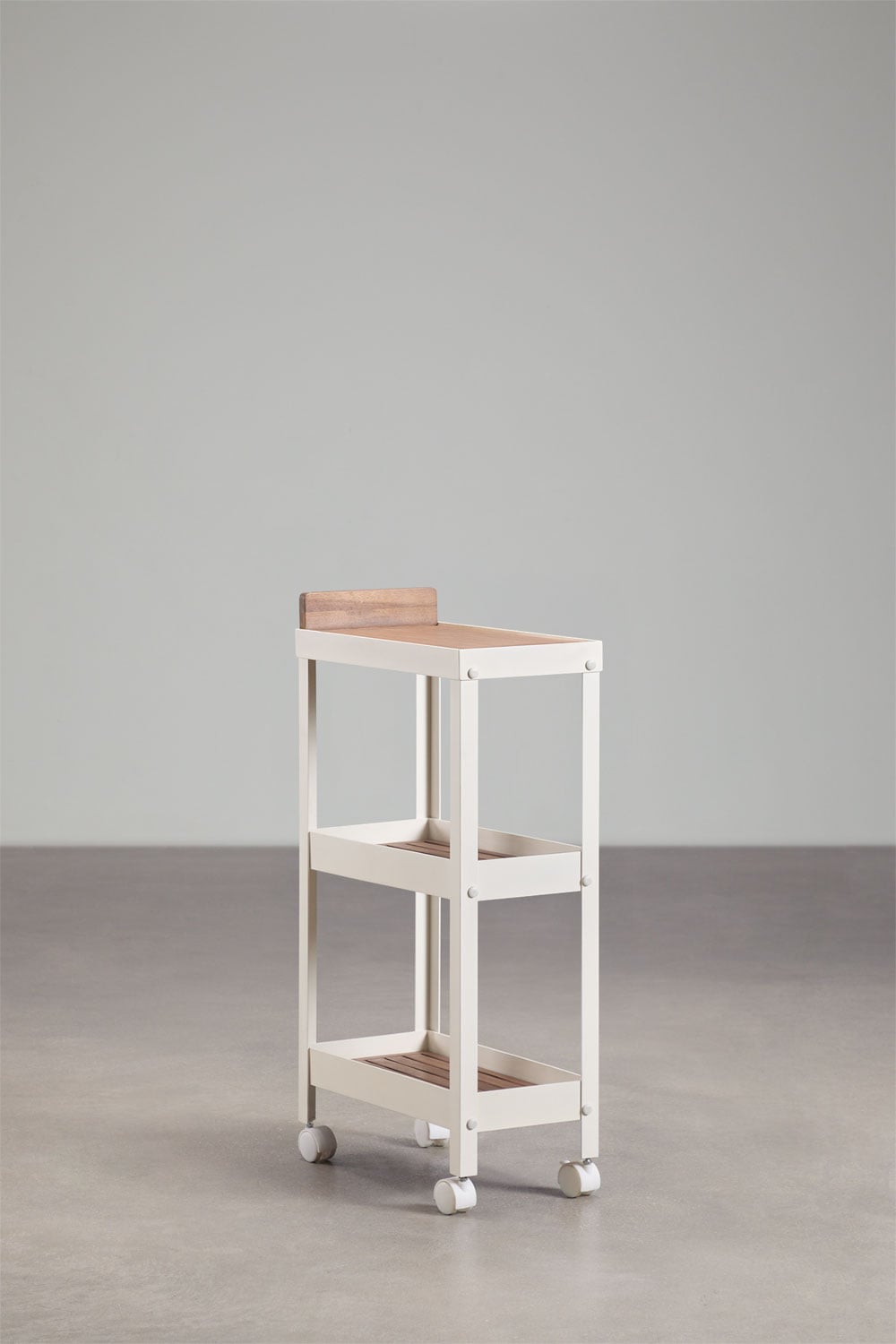 Cucina modulare da esterno a 7 pezzi con lavello, pannello organizzatore e spazio di stoccaggio in legno di acacia Reggie, immagine della galleria 13