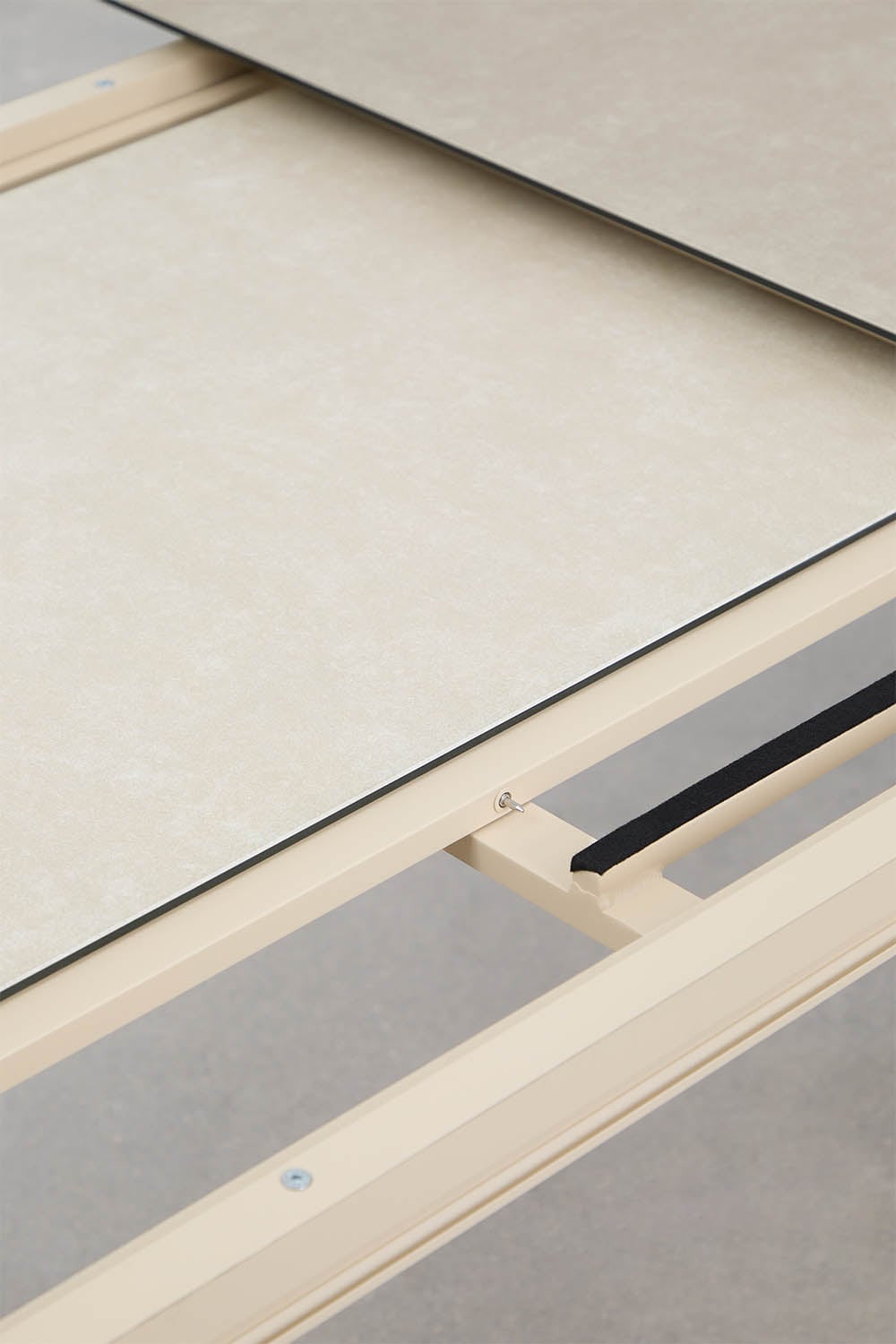 Tavolo da giardino rettangolare allungabile in vetro ceramico Sylvara, immagine della galleria 5