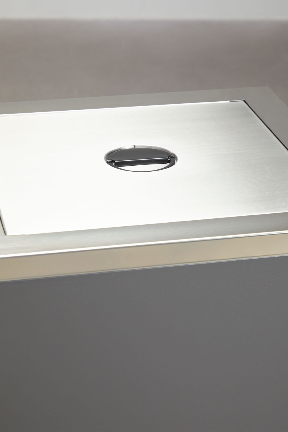 Modulo angolare di stoccaggio per cucina modulare da esterno in acciaio Savona, immagine della galleria 8