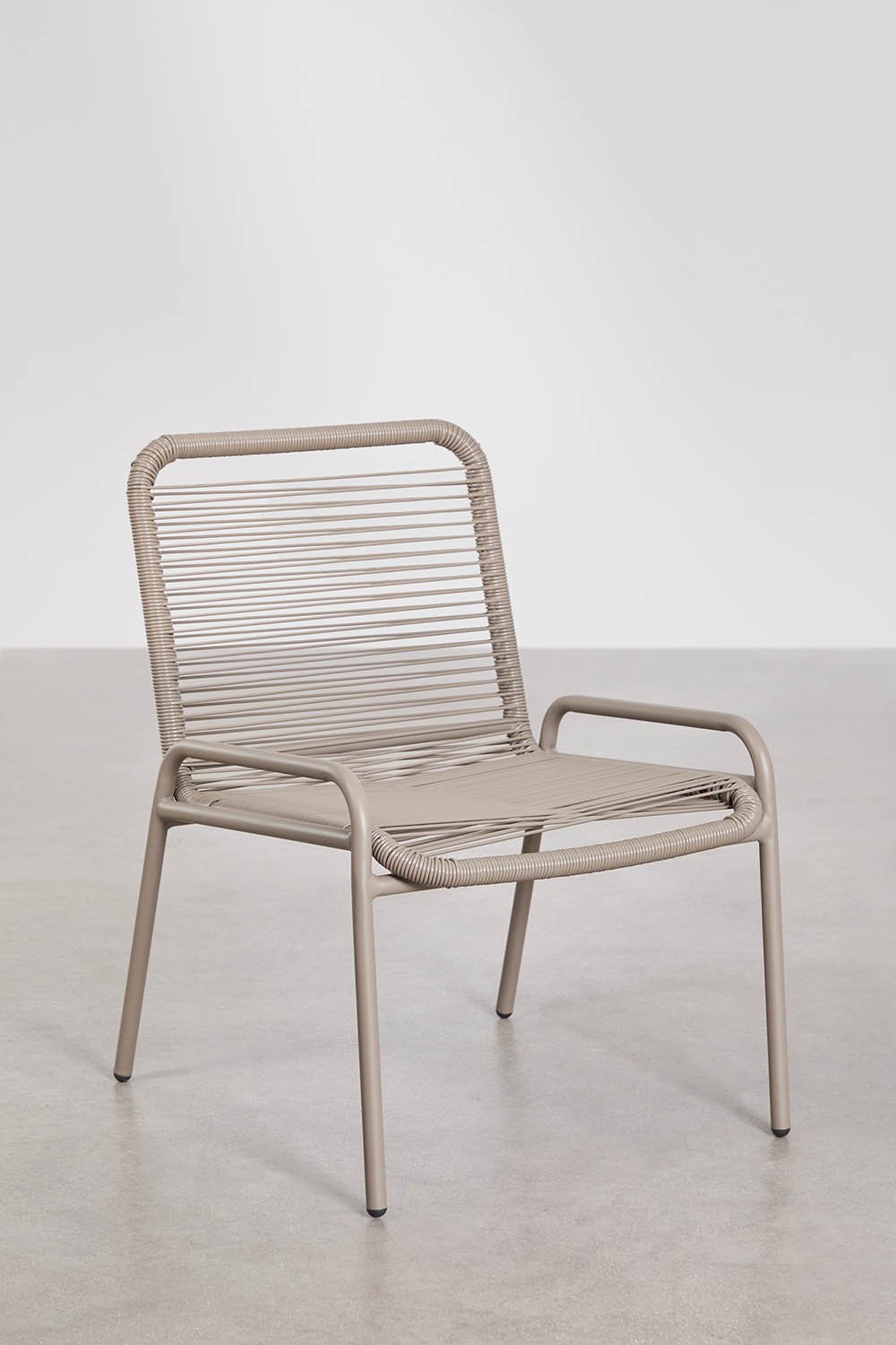 Kuorin sedia da giardino in acciaio e rattan, immagine della galleria 3