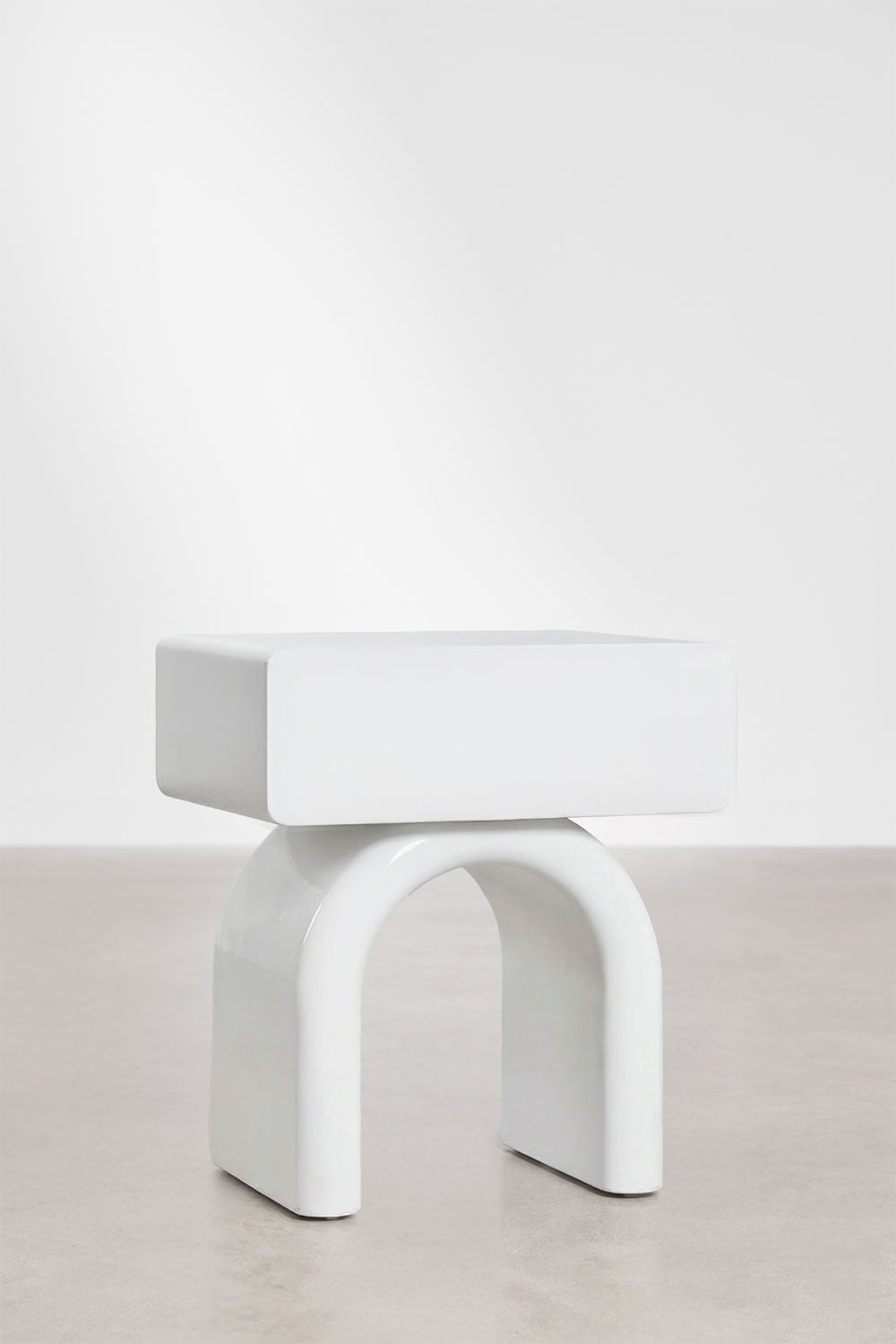 Comodino rettangolare 50x40 cm in MDF Volire, immagine della galleria 5