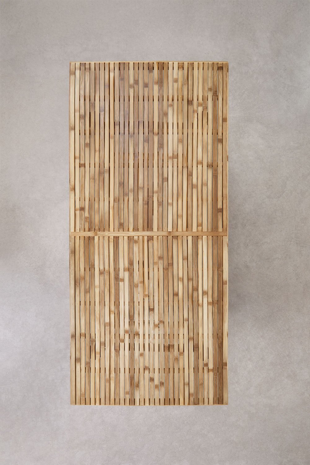 Tavolo da giardino rettangolare 220x100 cm in bambù Nelida, immagine della galleria 6