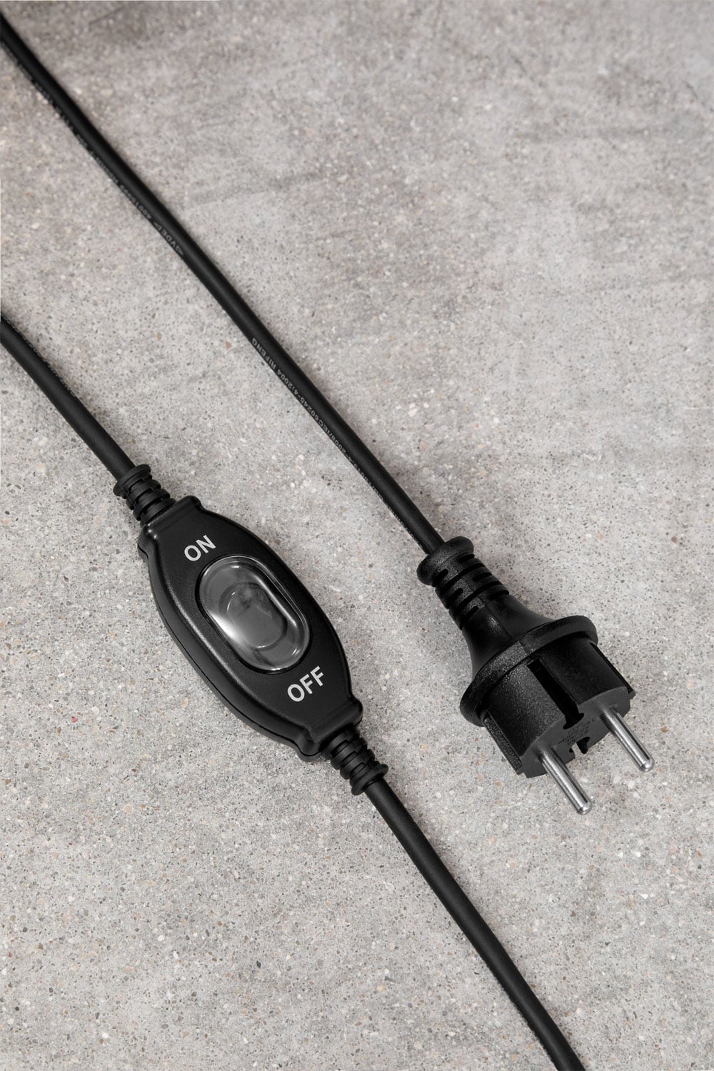 Lampada da terra per esterni in lino e ferro Vonera, immagine della galleria 7