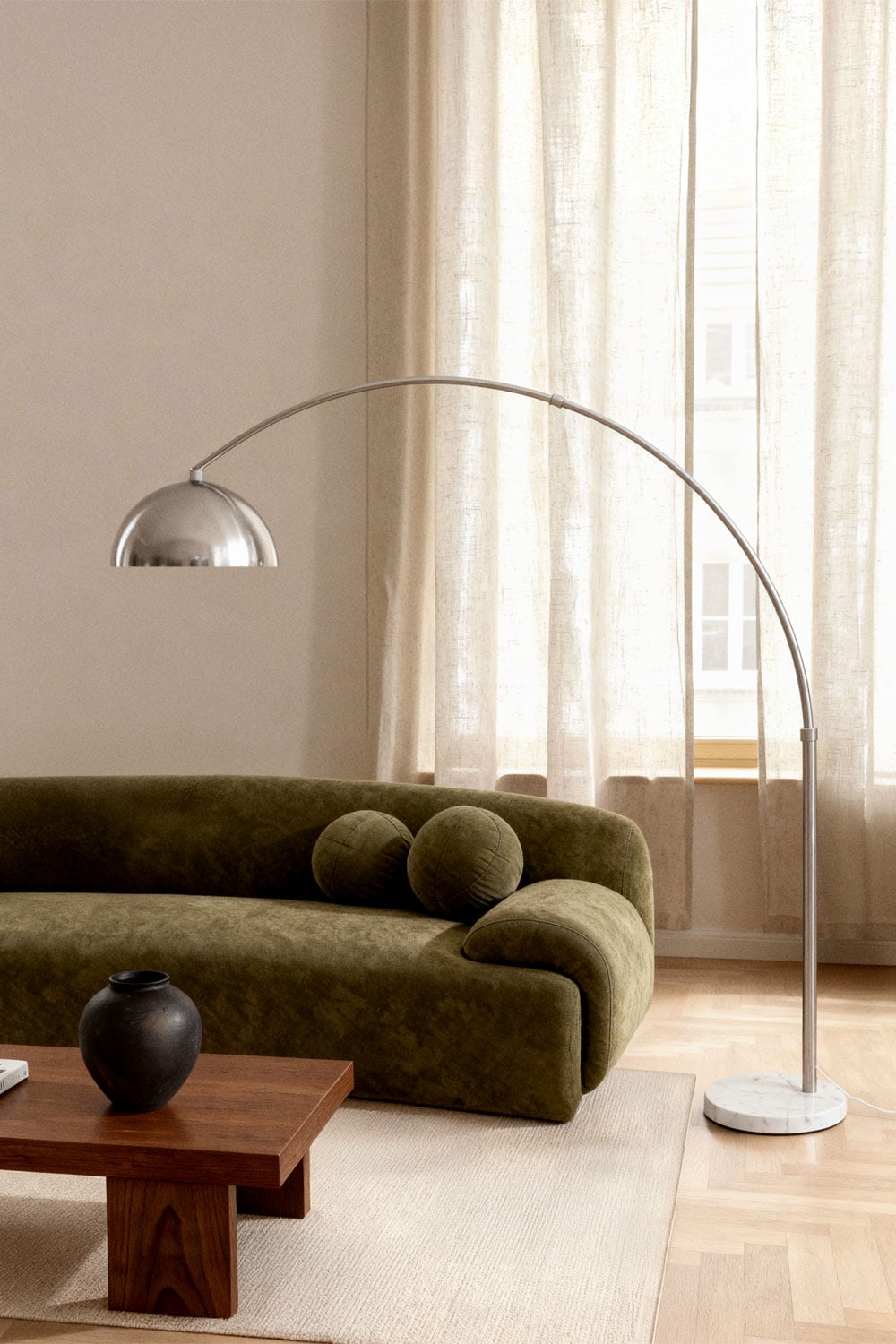 Lampada da terra in ferro Diala, immagine della galleria 1
