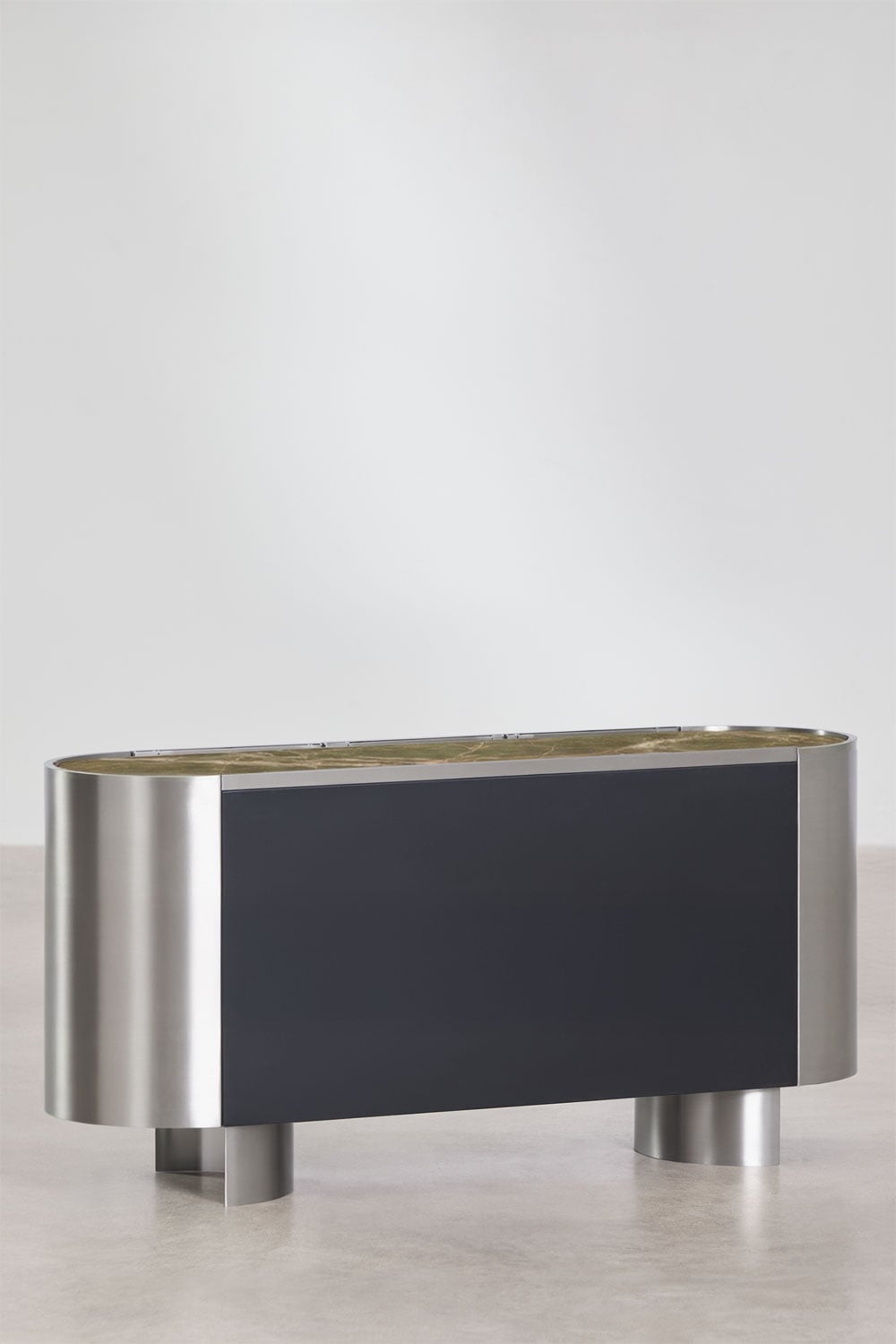 Buffet 160x40 cm in acciaio inox Luena, immagine della galleria 3