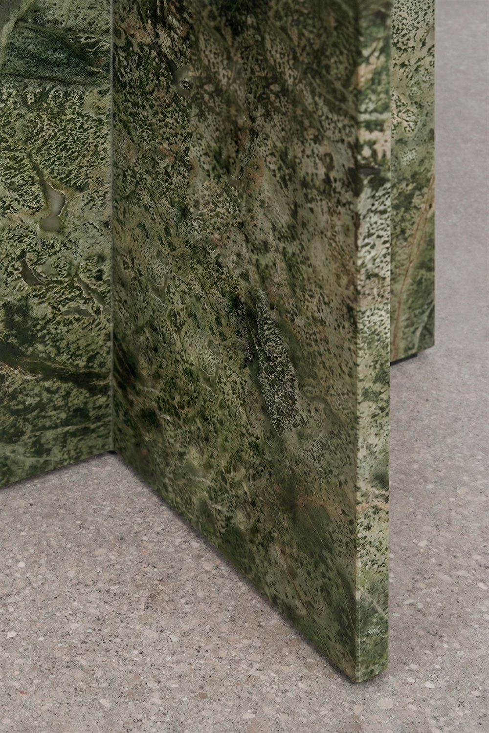 Comodino rotondo Ø35 cm in marmo Mencia, immagine della galleria 4