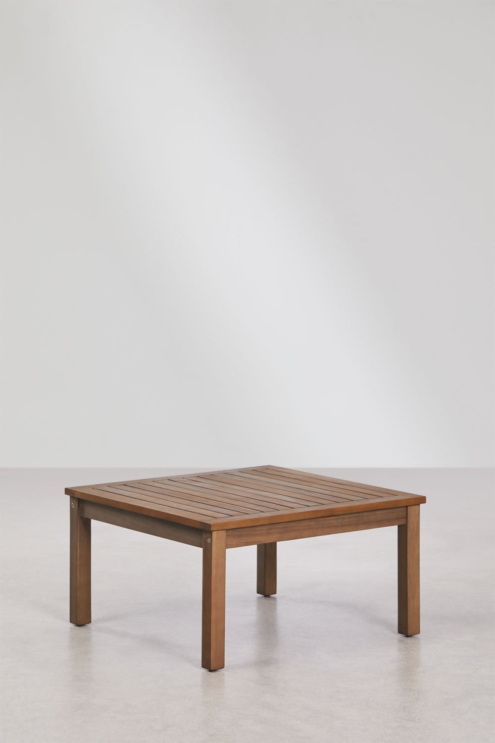 Set da giardino con divano modulare a 2 pezzi e tavolino in legno di acacia Branson, immagine della galleria 10