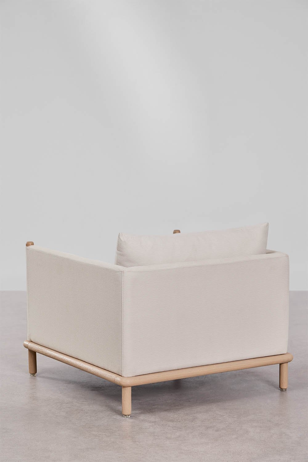 Set da giardino con divano a 3 posti, 2 poltrone e 2 tavolini rotondi in legno di acacia Olivia, immagine della galleria 8