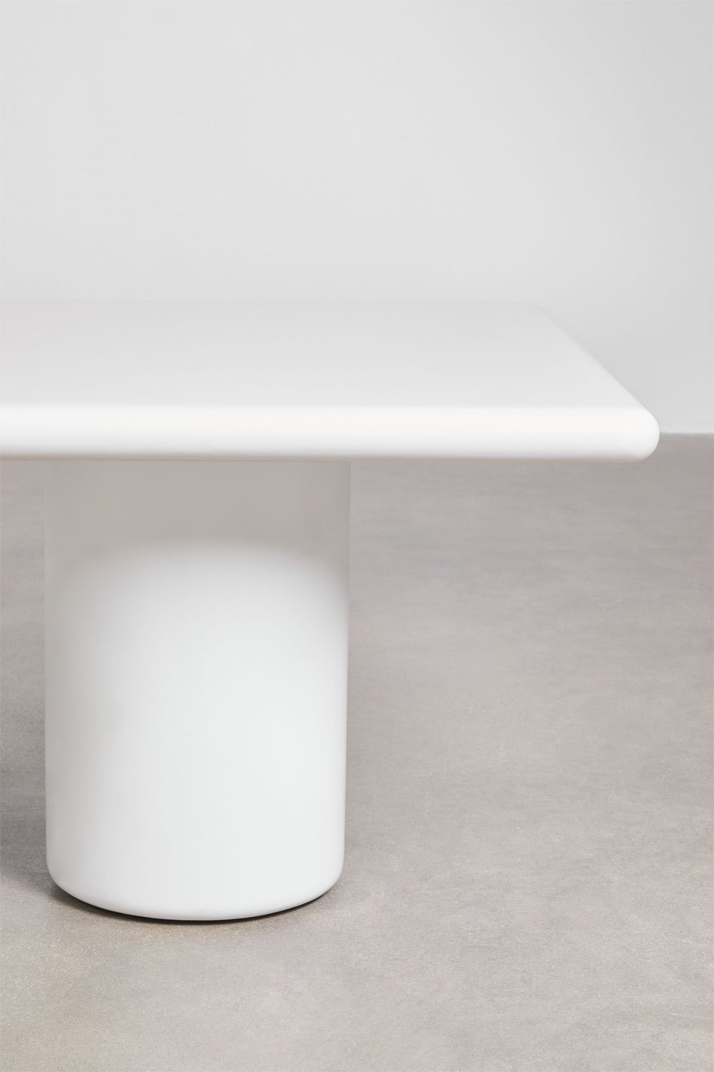 Tavolo da giardino rettangolare 220x100 cm in cemento Namara, immagine della galleria 3