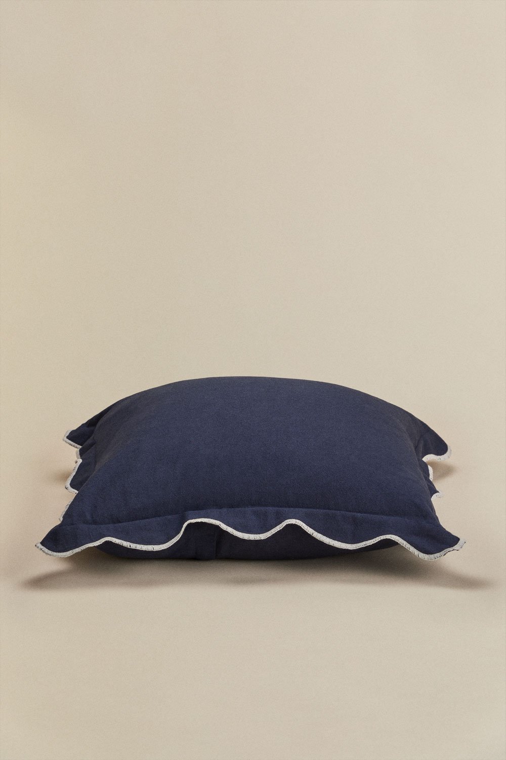 Cuscino quadrato 45x45 cm in cotone Kovey, immagine della galleria 2