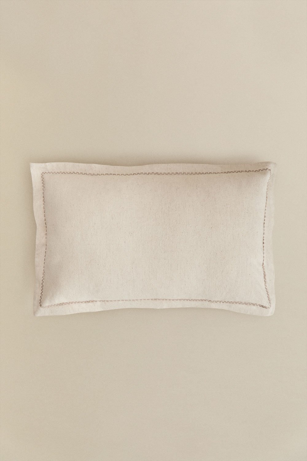 Cuscino rettangolare 30x50 cm in cotone e lino Nisora, immagine della galleria 1