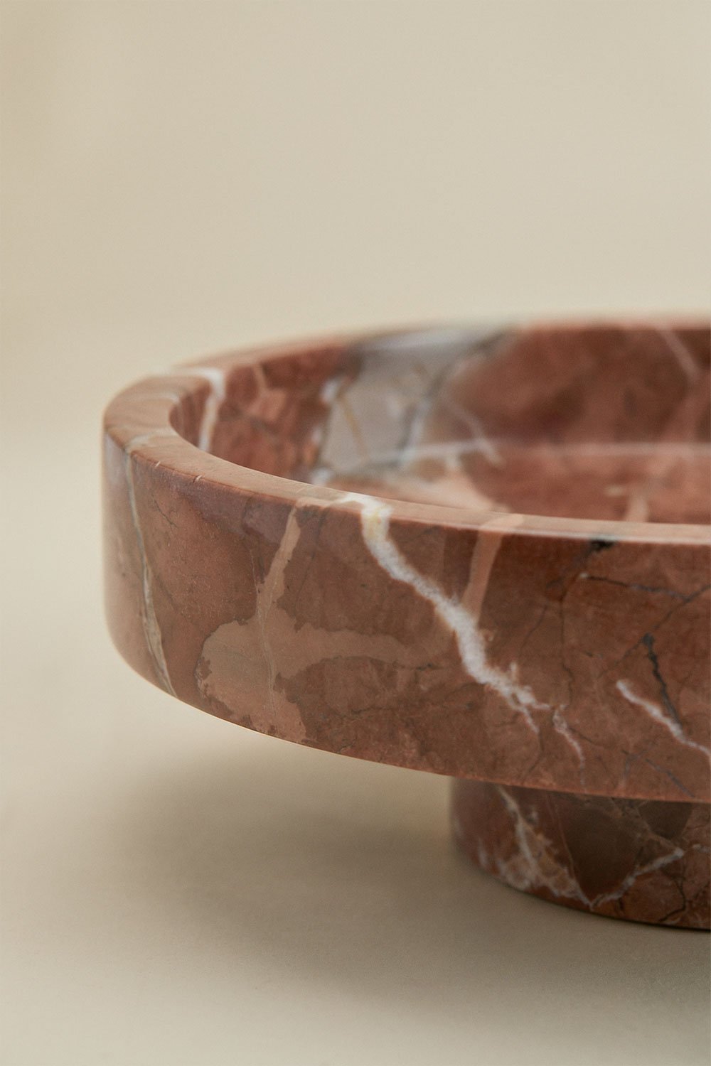 Vano portaoggetti rotondo Ø25 cm in pietra naturale Kevara, immagine della galleria 4