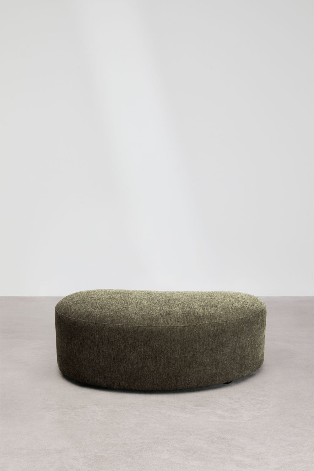 Pouf 105x65 cm per divano modulare imbottito Giorgia, immagine della galleria 3