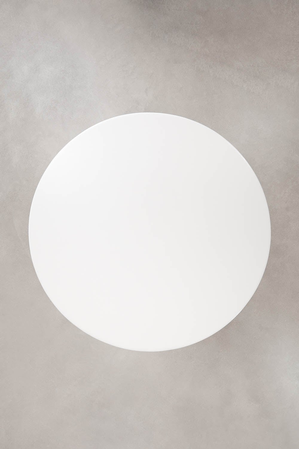 Set da tavolo rotondo Ø150 cm in cemento Numira e 8 sedie da giardino con braccioli imbottite e in acciaio Zunika, immagine della galleria 6