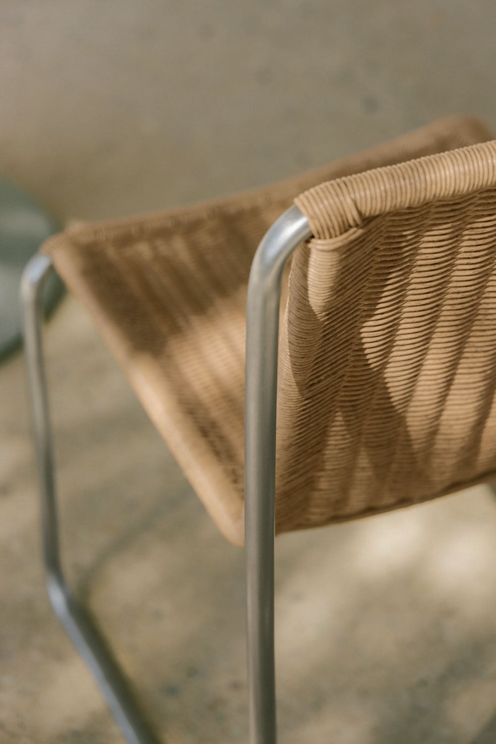 Set di 2 sedie da giardino in acciaio inox e rattan sintetico Omaha, immagine della galleria 2