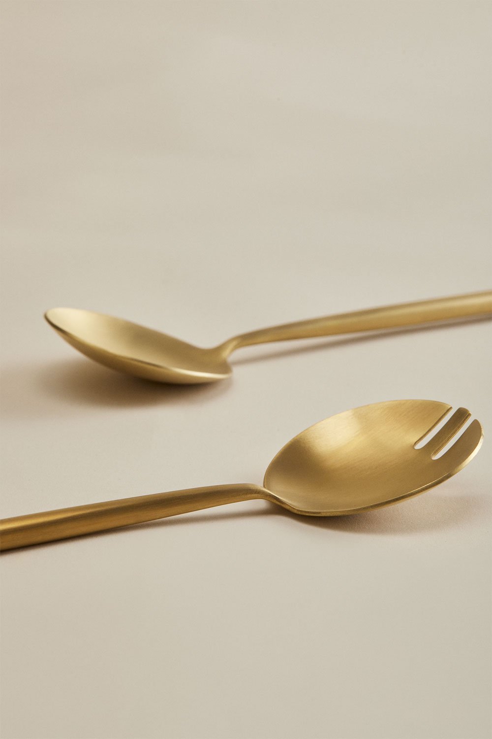 Set di 2 posate per insalata in acciaio inox Raxiem, immagine della galleria 3